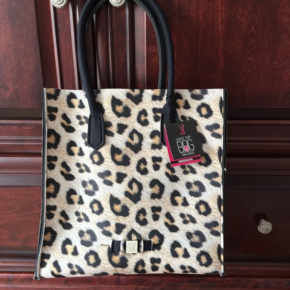 Leopard Print Tote Bag - Picture 1 of 7
